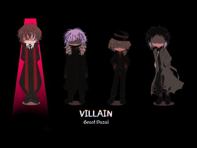 VILLAIN | Beast Dazai | Bsd | Tw: blood and spoilers