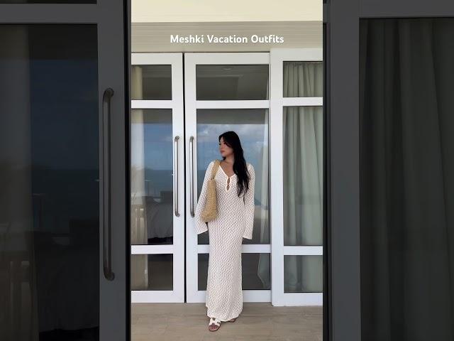 Meshki vacation outfits  #vacationoutfits #vacationlooks #beachoutfit #meshki #tryonhaul2024