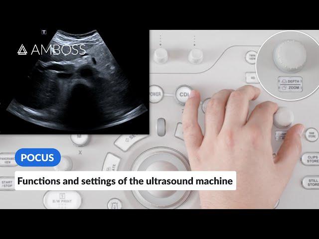 Point of Care Ultrasound - Functions and Settings of the Ultrasound Machine - AMBOSS Video