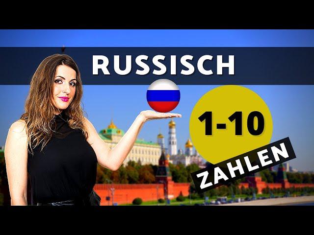 Russische Zahlen 1-10 | Russisch zählen lernen bis 10 für Anfänger