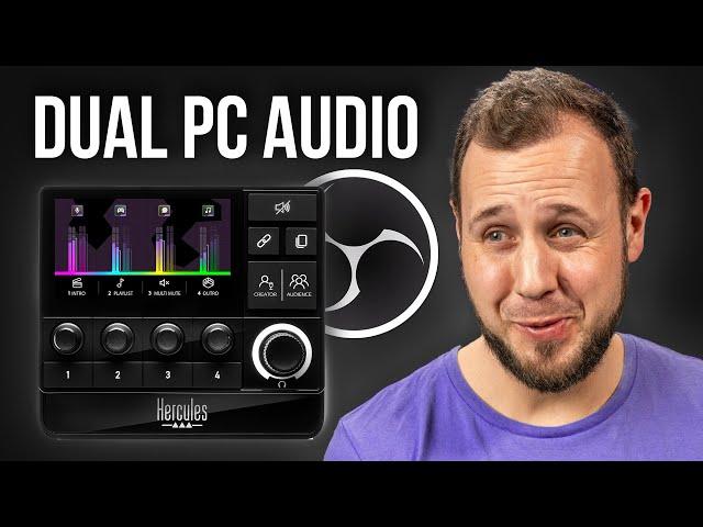 Perfektes STREAM Audio: Hercules Stream 200 XLR Dual PC Setup