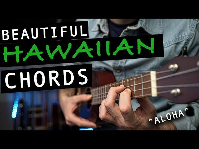 Beautiful Hawaiian Chords on Ukulele ... (Aloha)