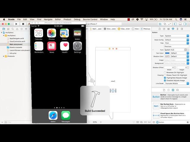 IOS App Development - Multiple View Controllers