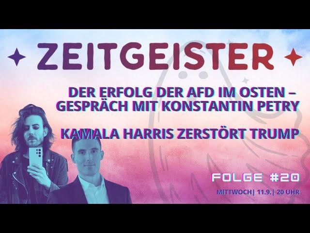 #20: Die Trump-Harris-Debatte | Warum die AfD im Osten so stark ist – mit Konstantin Petry