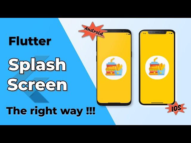 Create Splash Screen in Flutter App the Right Way in 2021