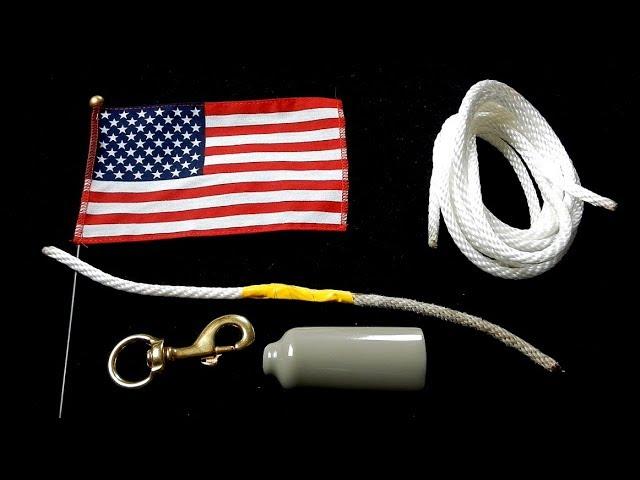 How to Replace a Flagpole Rope (Halyard)