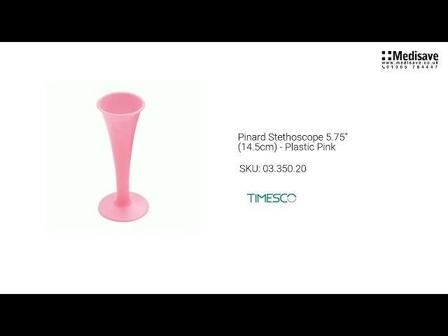 Pinard Stethoscope 5 75 14 5cm Plastic Pink 03 350 20