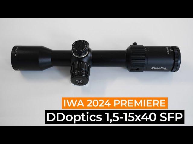 IWA 2024: Mega Kompakt Der Prototyp des DDoptics 1,5 15x40 SFP Premiere in Nürnberg