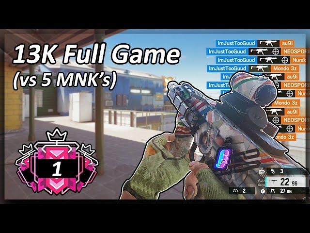 13-4 Destroying a CHAMPION MnK Stack As a Controller - Full Game - Rainbow Six Siege