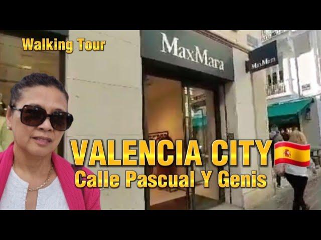 Walking Tour: Walking around Calle Pascual Y Genis, Valencia City, SPAIN