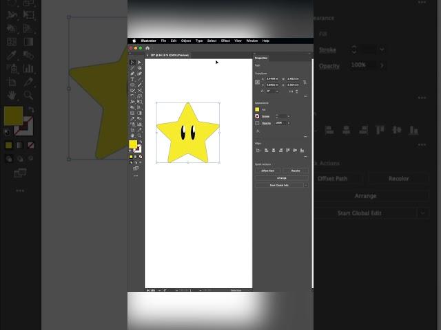 Make a Mario Star in #adobeillustrator #adobetutorial #graphicdesign