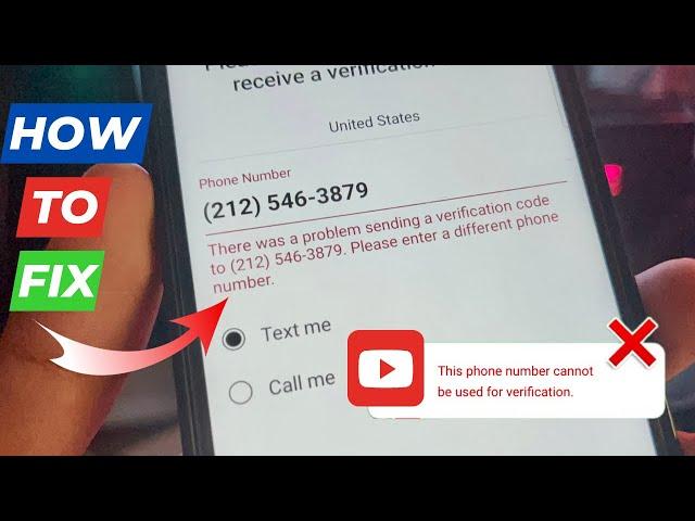 How to fix Youtube Channel || Phone Number Cannot Be Used For Verification