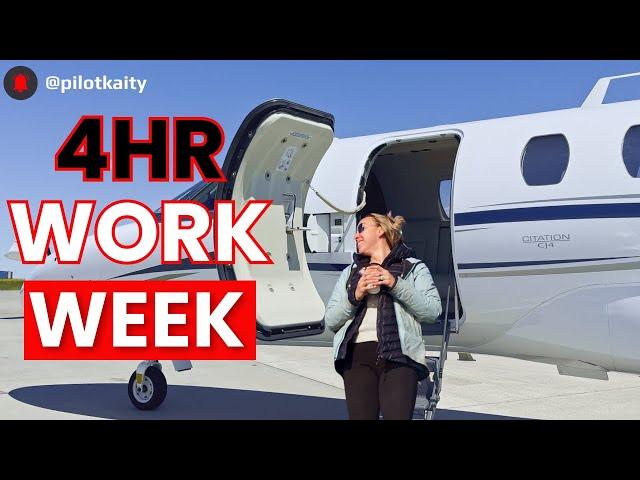 A Day in the Life of a Corporate Pilot: Flying the Citation CJ4 | Full Day | Home by 2p