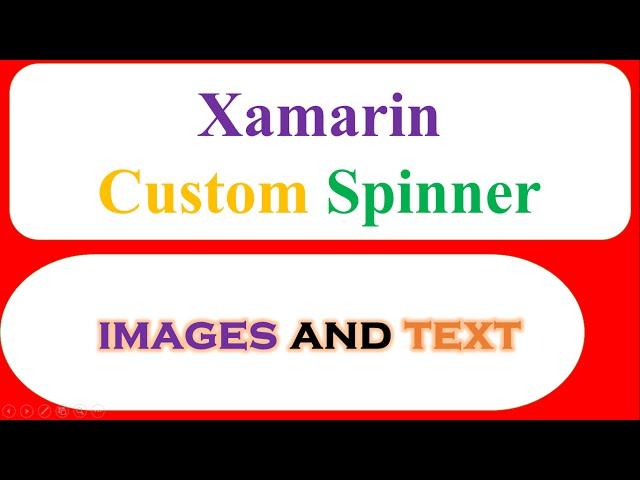 C# Xamarin Android Spinner : Custom -  With Images,Text and ItemClick [BaseAdapter]