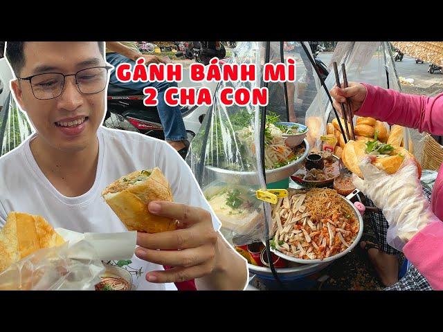 Phát hiện gánh bánh mì 2 cha con bán hơn 20 năm siêu ngon, khách khen phải biết - Vi Na TV