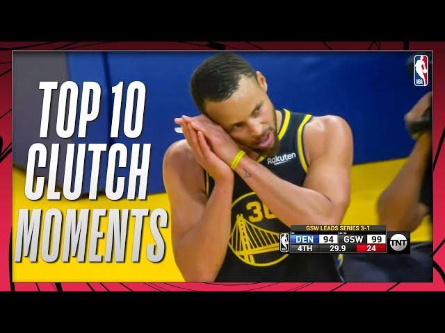 Steph Curry's Top 10 Clutch Plays Of The 2021-22 NBA Season!