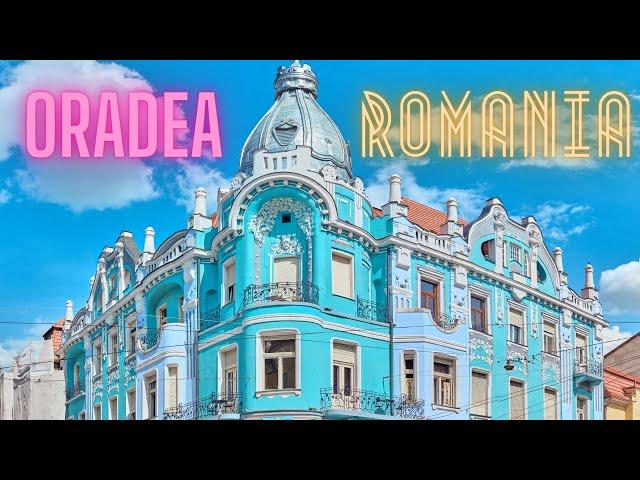 Oradea, the best maintained city in Romania!  Art Nouveau architecture