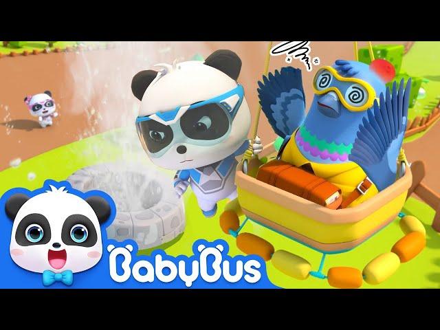 Super Panda Rescues Pigeon | Super Panda Rescue Team 6 | Kids Cartoon | BabyBus