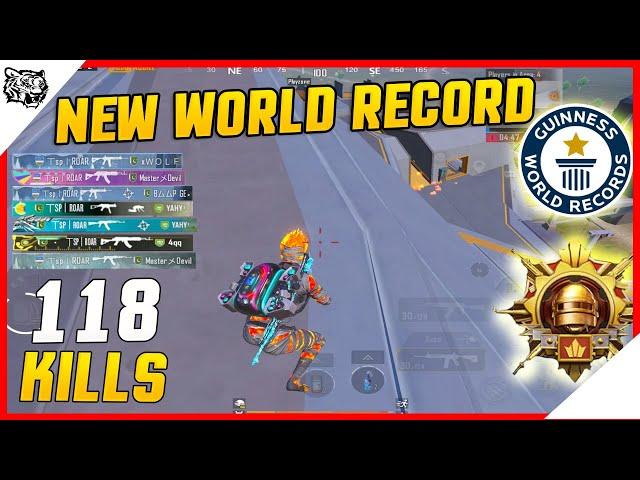 New World Record Kills In PUBG Mobile New Update | Tsp Roar