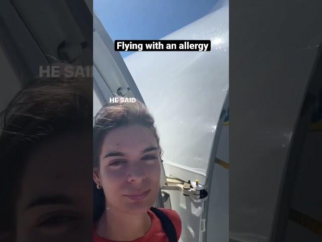 Flying abroad with a nut allergy ️ #allergy #foodallergy #allergyfriendly