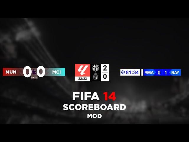 HOW TO PATCH FIFA 14 INTO FC 25 | SCOREBOARD MOD FOR FIFA 14 |  (MEDIAFIRE LINK)