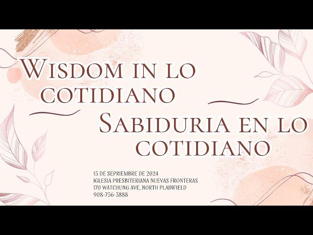 Wisdom En Lo Cotidiano-Sabiduria En Lo Cotidiano