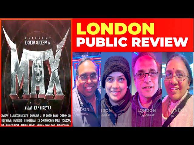 MAX KANNADA MOVIE REVIEW | London Public Opinion #kannada #kichchasudeep #kannadamovies #maxthemovie