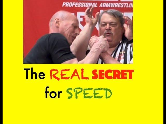 Secret for Speed | The REAL SECRET to Being FAST in Arm Wrestling