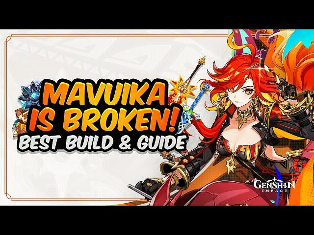 COMPLETE MAVUIKA GUIDE! Best Mavuika Build - Artifacts, Weapons, Teams & Showcase | Genshin Impact