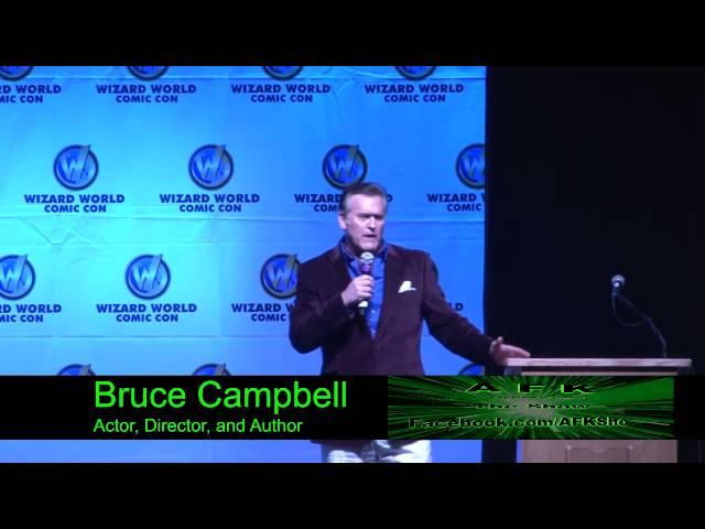 Bruce Campbell Rips on a Girl trying to ask a Question. Super Funny!