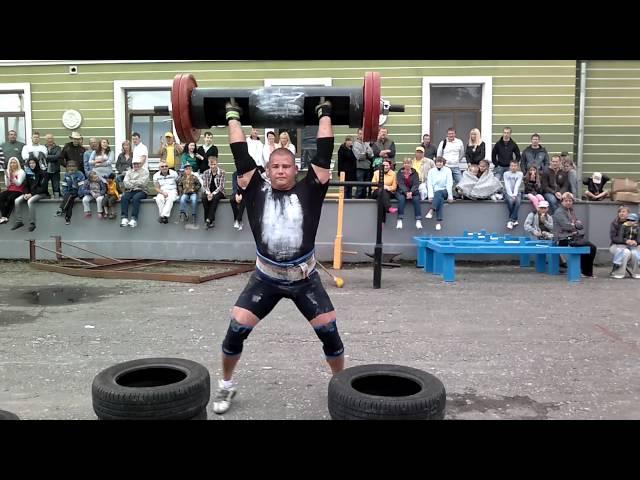 Rauno Heinla log 120kg,140kg,160kg dumble 95kg