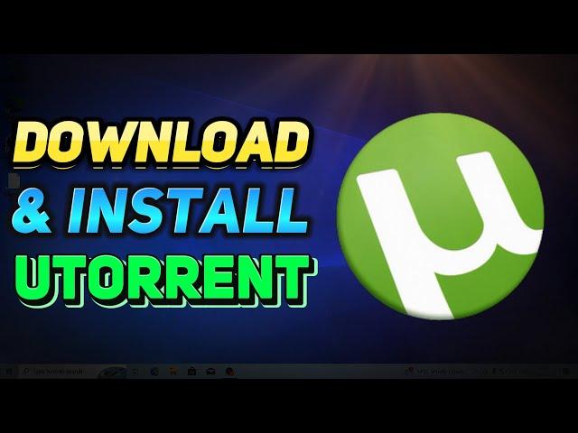 How to Download uTorrent (Windows 10/11 Tutorial)