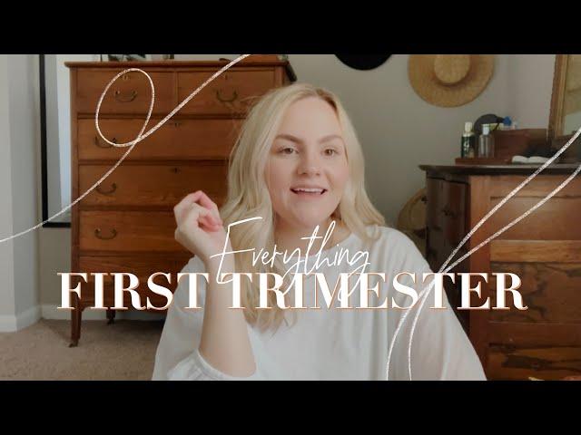 MY FIRST TRIMESTER | Symptoms, Doctor and Midwife Visits, Bump Update