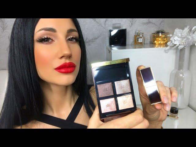 TOM FORD/03 NUDE DIP/EYE PRIMER DUO/LIP COLOR MATTE 07 Ruby Rush/EYESHADOW BRUSH 11/тестируем вместе