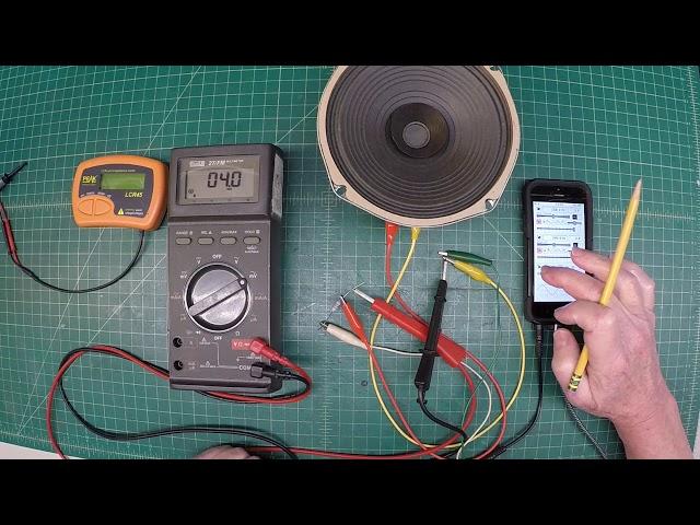 Build a Loudspeaker Impedance Test Circuit Using a Digital Multimeter & SGenerator