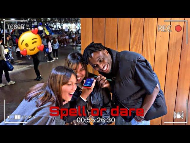 Spell or Dare for money / Public interview