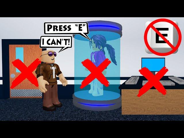 The NO "E" Challenge on Flee the Facility! / Roblox