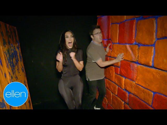 Kim Kardashian West Joins Andy For His Final Haunted House