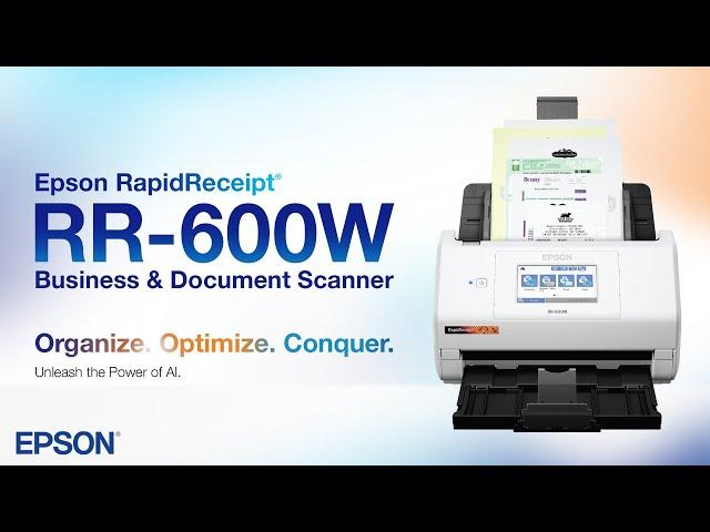 Epson RapidReceipt RR-600W | Business Document Scanner