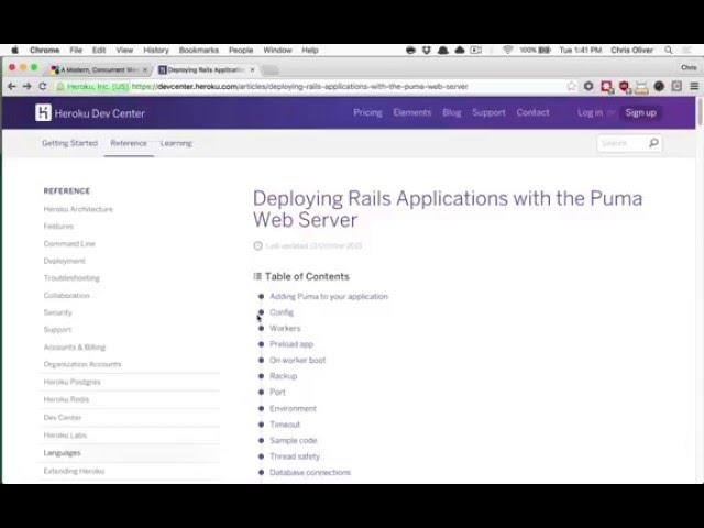 Deploying to Heroku Production with Puma | Preview