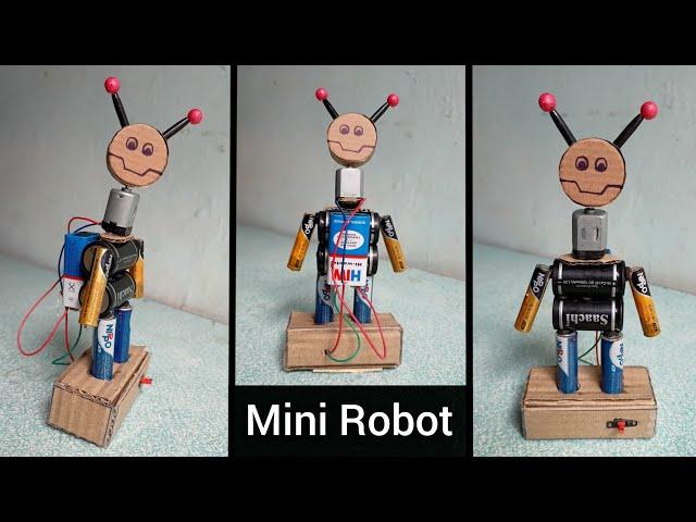 How To Make A Mini Robot || Home Made Robot With Waste Material || Best Science Project Idea