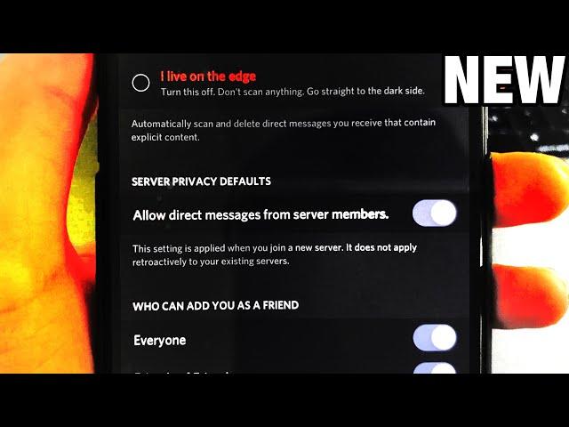 How To CLOSE DMs on Discord Mobile & Desktop (Turn Off Direct Messages to non friends Discord)