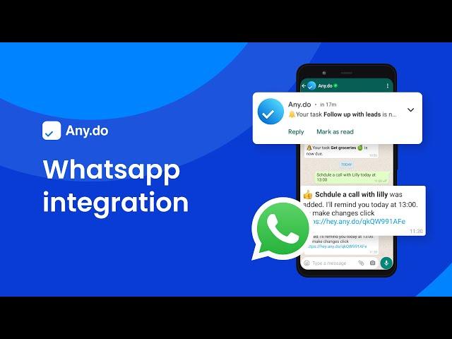 Whatsapp integration with Any.do | Android | Any.do