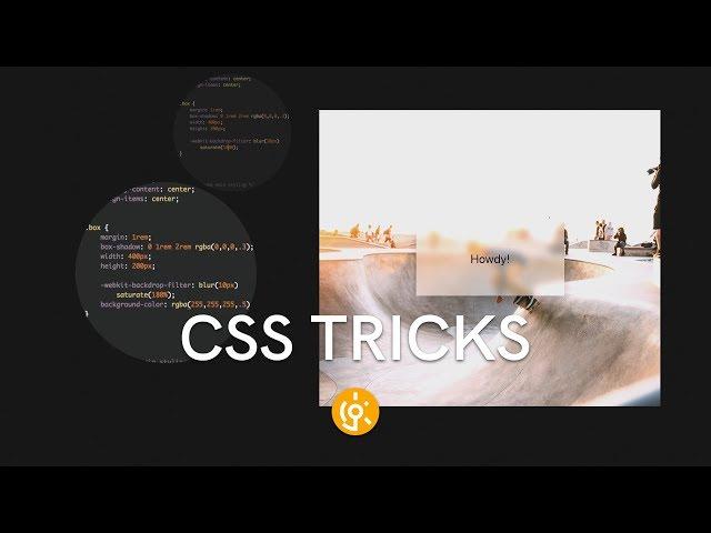 Frosted Glass / Acrylic Effect with CSS backdrop-filter Tutorial