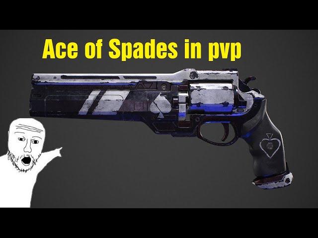 First time ever using Ace of Spades in PvP