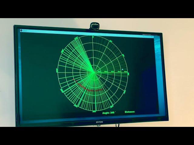 Building a 360-Degree Radar with Arduino Uno, HC-SR04 Sensor, & Stepper Motor