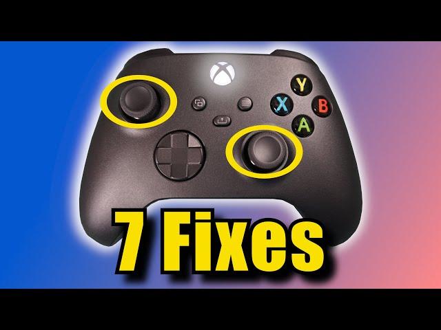 How to Fix Analog Drift on XBOX Series X/S Controller (moving on its own, jittery, wrong direction)