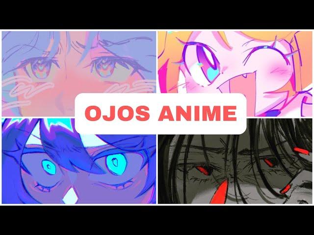 COMO DIBUJAR OJOS ANIME EN VARIOS ESTILOS | TUTORIAL DE DIBUJO FÁCIL Y RÁPIDO