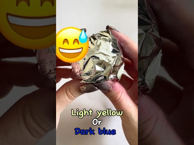 Guess The Colour | Silver Foil Edition! Clay Cracking ASMR #satisfyingvideo #asmrvideo