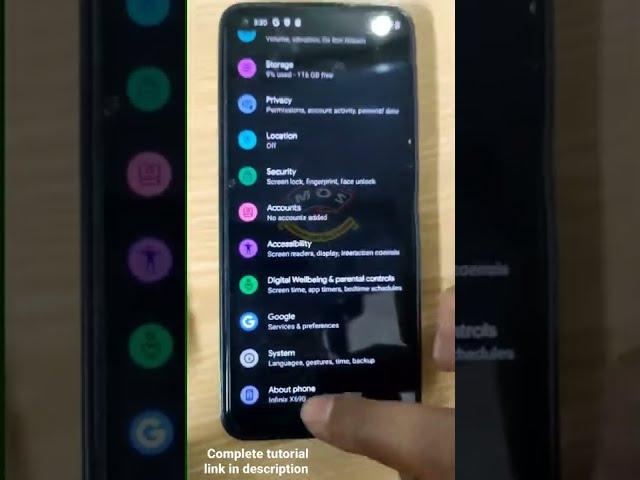 infinix note 7 Android 11 rom